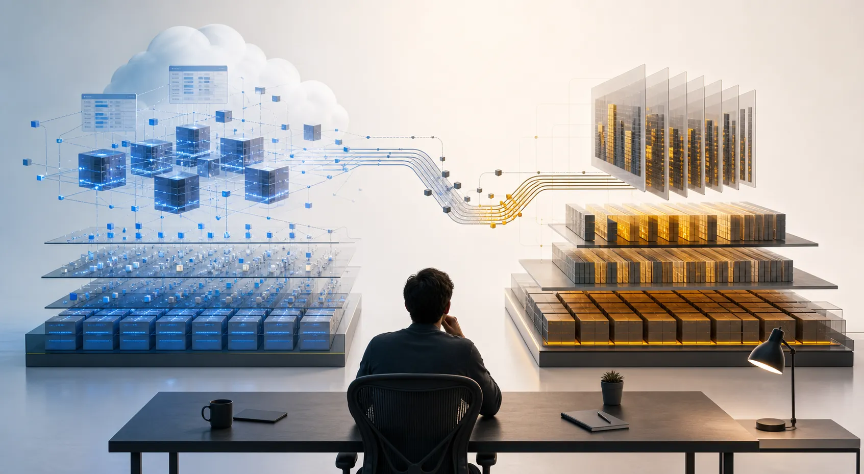 A founder comparing a cloud-scale analytics warehouse with a compact columnar storage engine